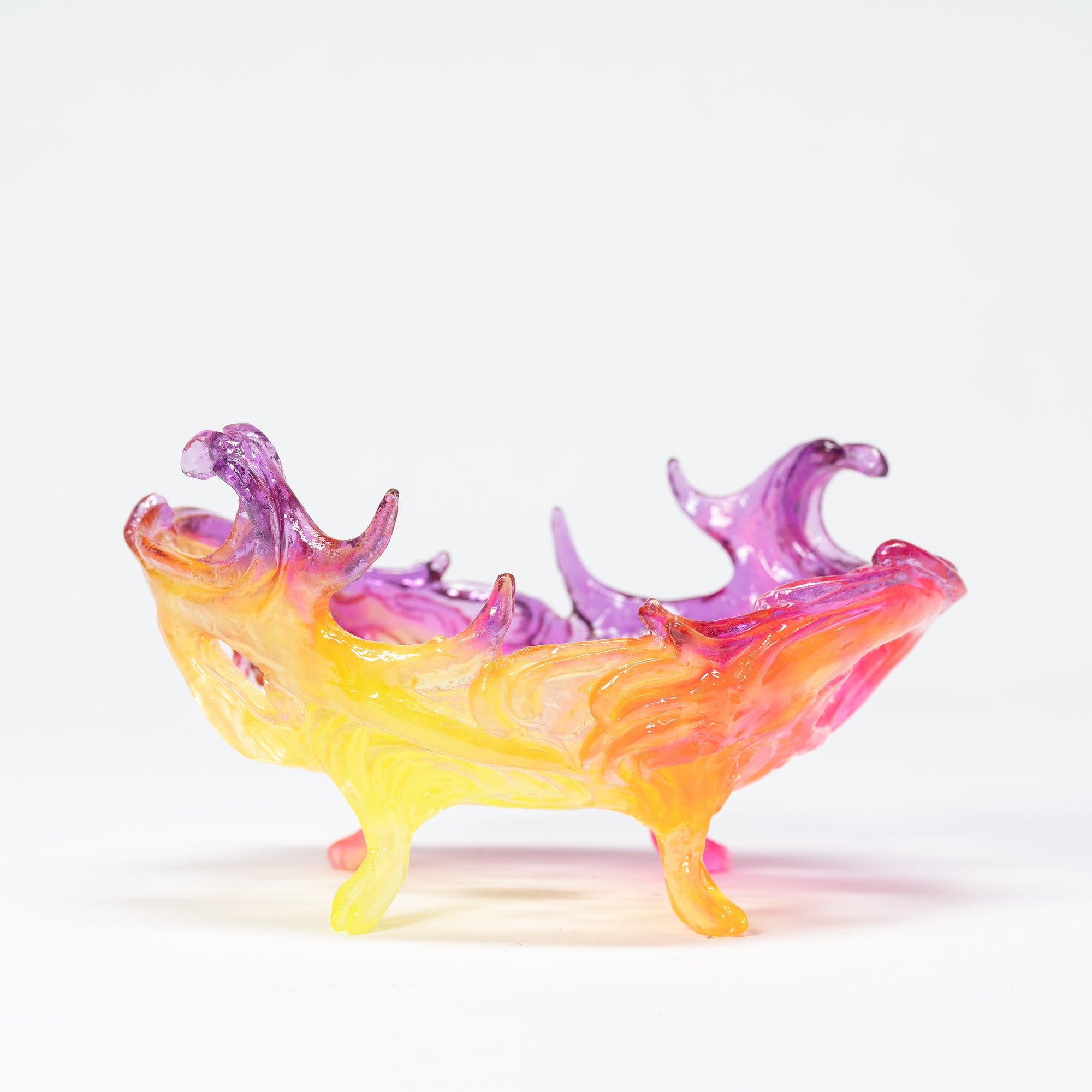 Kate Rohde Swirling Antler Bowl - Grape Punch