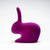 Qeeboo Rabbit Chair Baby Velvet Finish - Violet