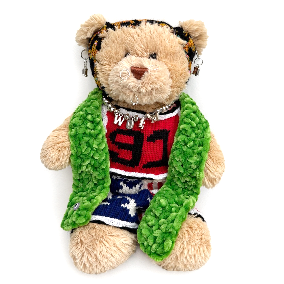 AGWA x NMTafe Knitted Bear - Dennis Rodman