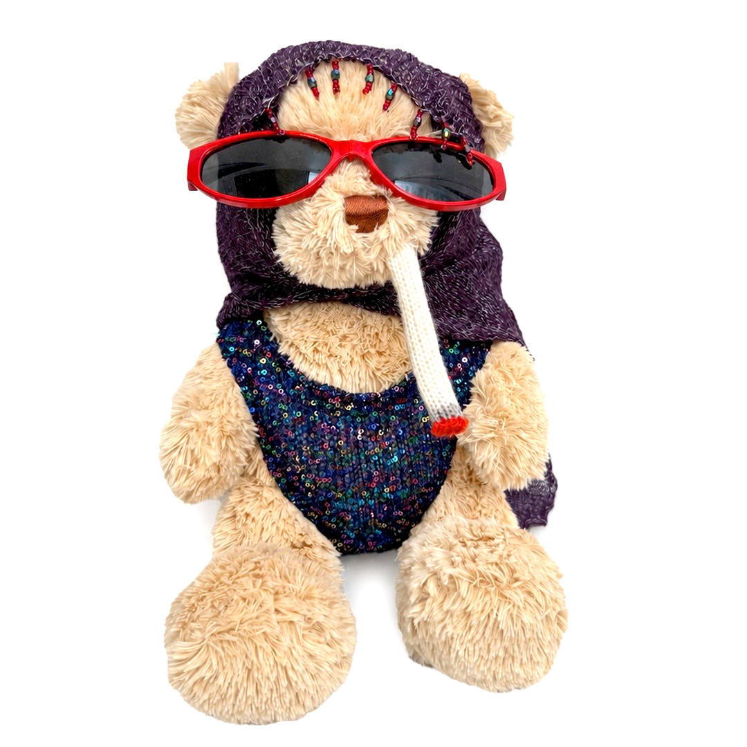 AGWA x NMTafe Knitted Bear - Grace Jones