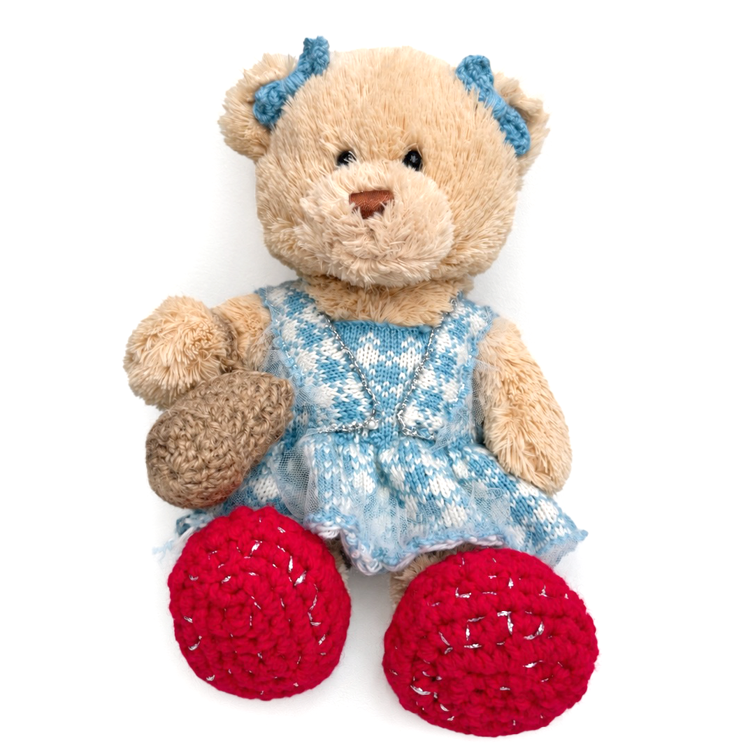 AGWA x NMTafe Knitted Bear - Dorothy