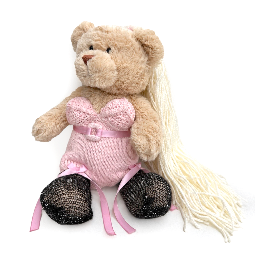 AGWA x NMTafe Knitted Bear - Madonna
