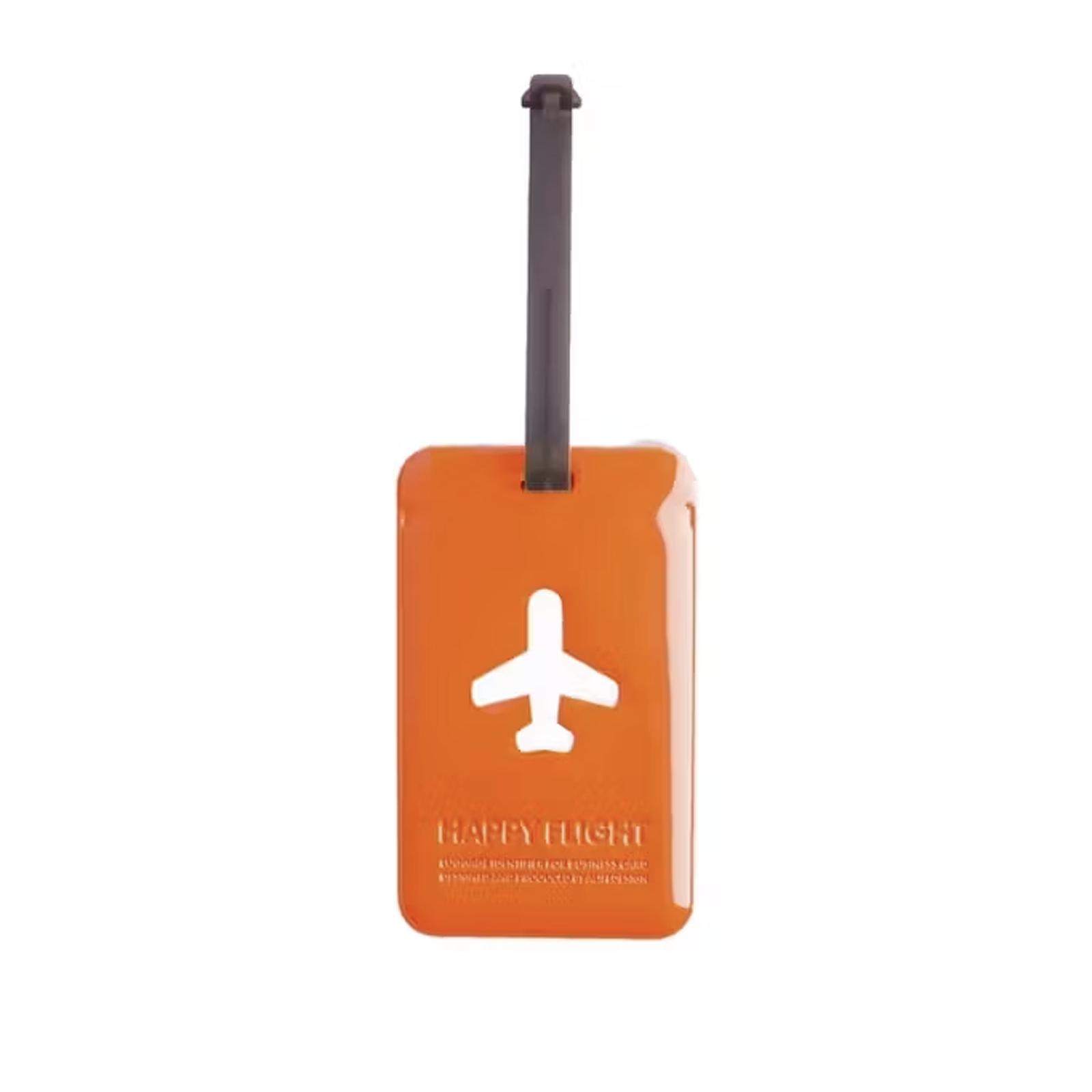 ALIFEDESIGN Airplane Square Luggage Tag - Orange
