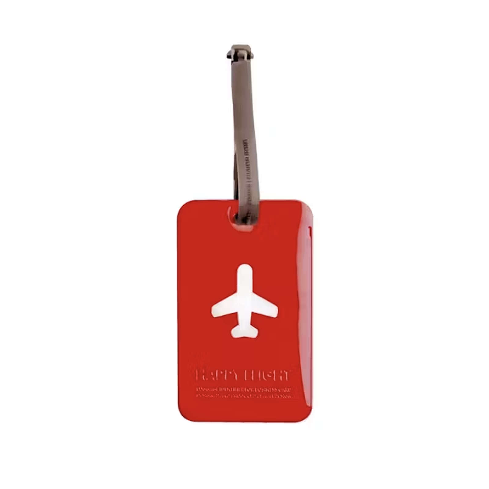 ALIFEDESIGN Airplane Square Luggage Tag - Red