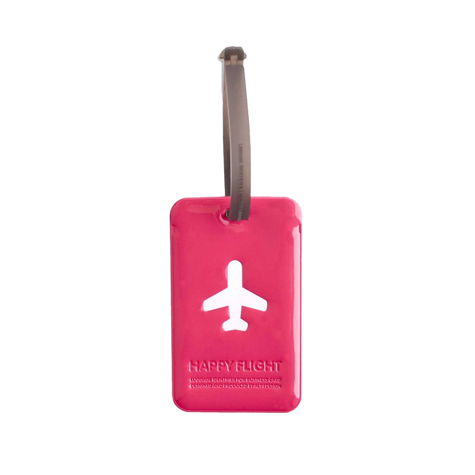 ALIFEDESIGN Airplane Square Luggage Tag - Rose