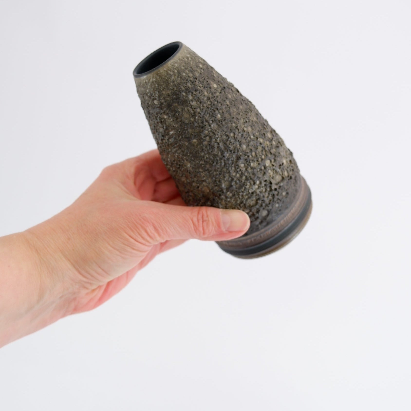 Jackie Masters Vase - Lunar Volcanic/Lava Glaze