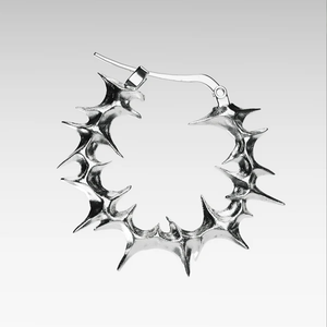 A Midnight Vendetta Thorn Hoops
