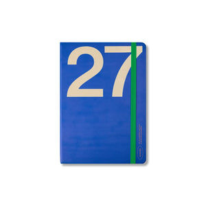Any Day Now 2027 Weekly Achiever A5 Diary - Navy & Cream