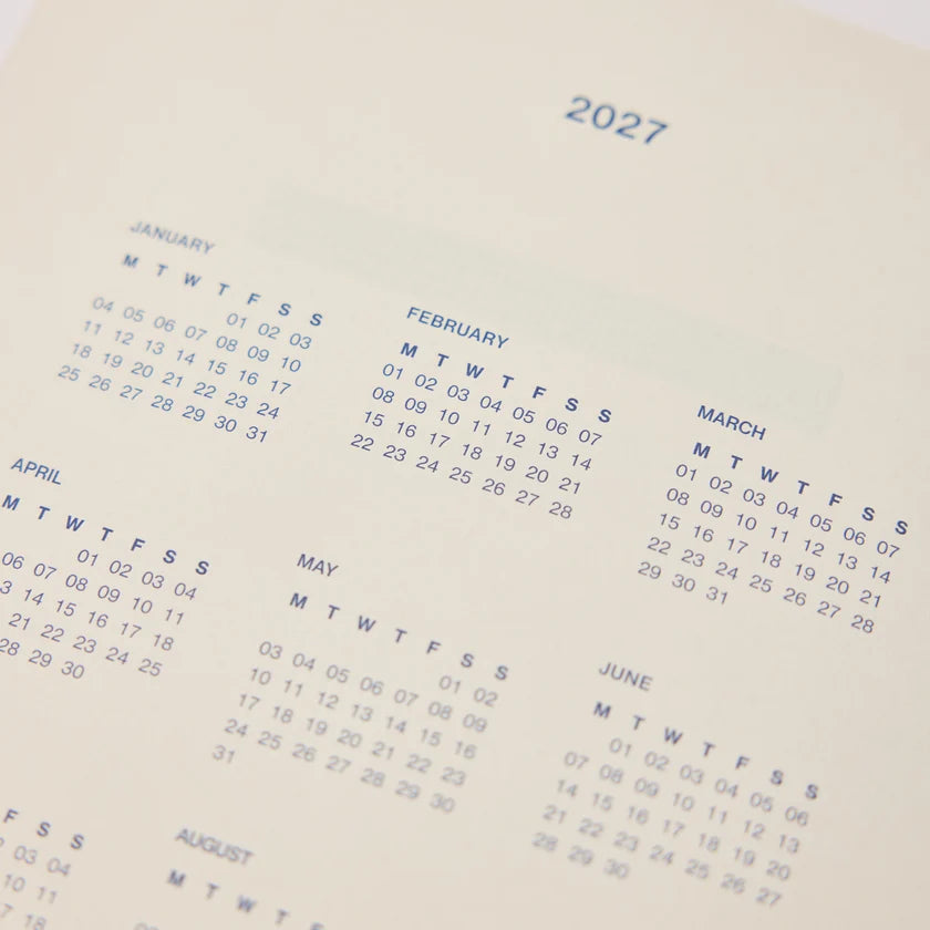 Any Day Now 2027 Weekly Achiever A5 Diary - Red & Pink