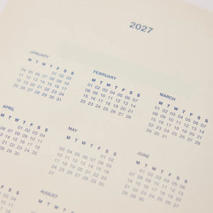 Any Day Now 2027 Weekly Achiever A5 Diary - Red & Pink