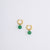 Miro Miro Aura Earrings Gold / Green
