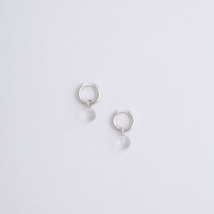 Miro Miro Aura Earrings Silver / Clear