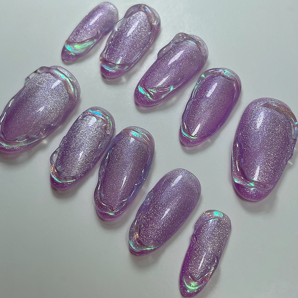 Angel City Nails Chrome Magnet Set