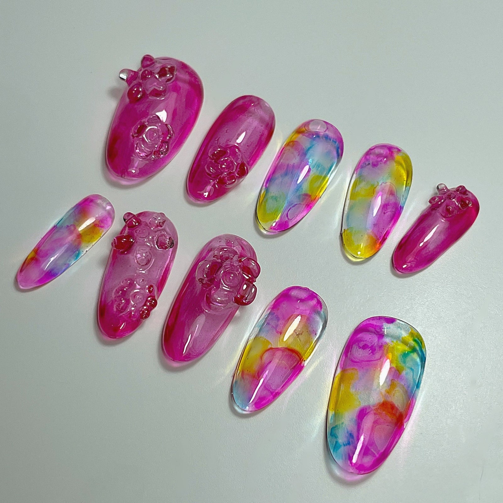 Angel City Nails Pink Acid Set