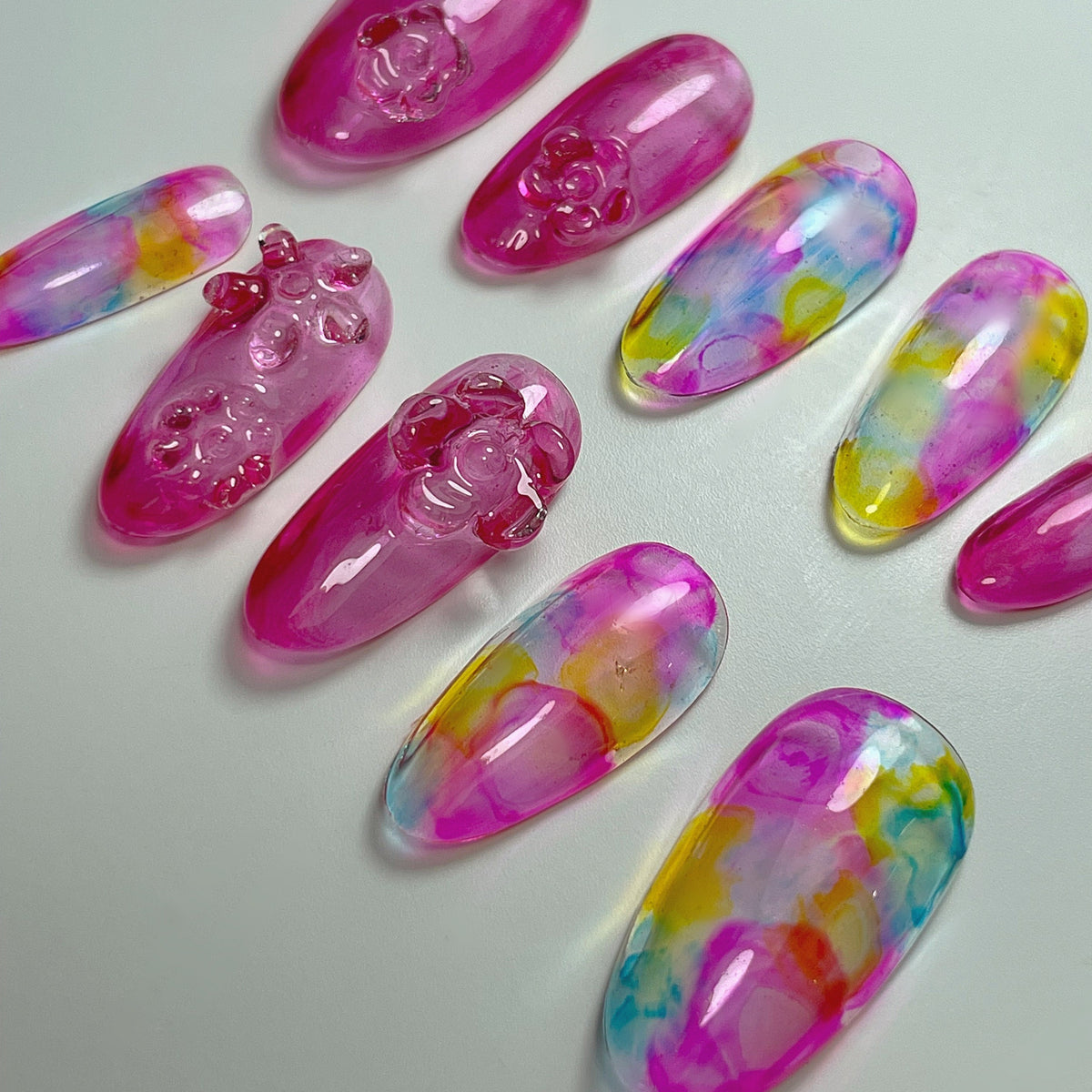 Angel City Nails Pink Acid Set