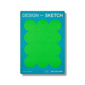 Any Day Now A5 Sketch Notebook - Teal