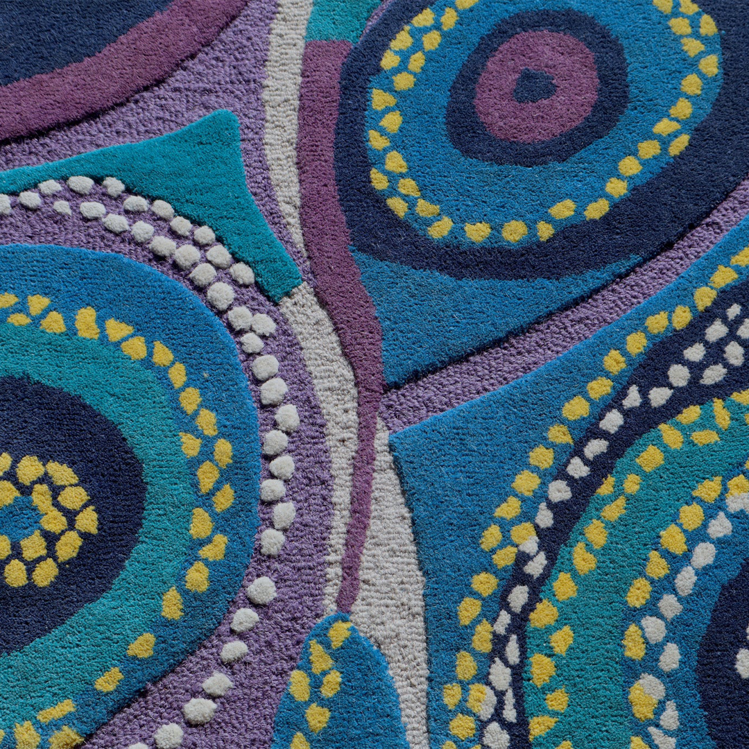 BAMBA x Flash Minky Kaalpa Rug - Design One