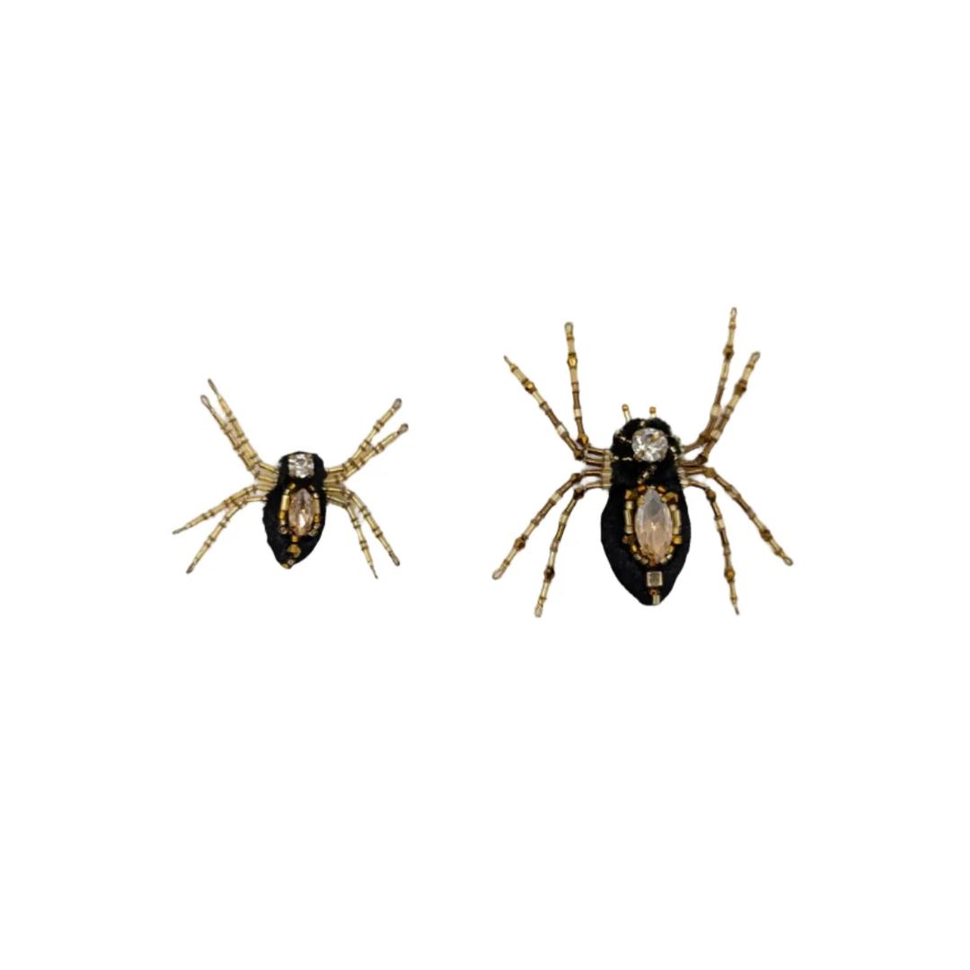 Ragno e Ragnetto Spider Brooch Pin Set