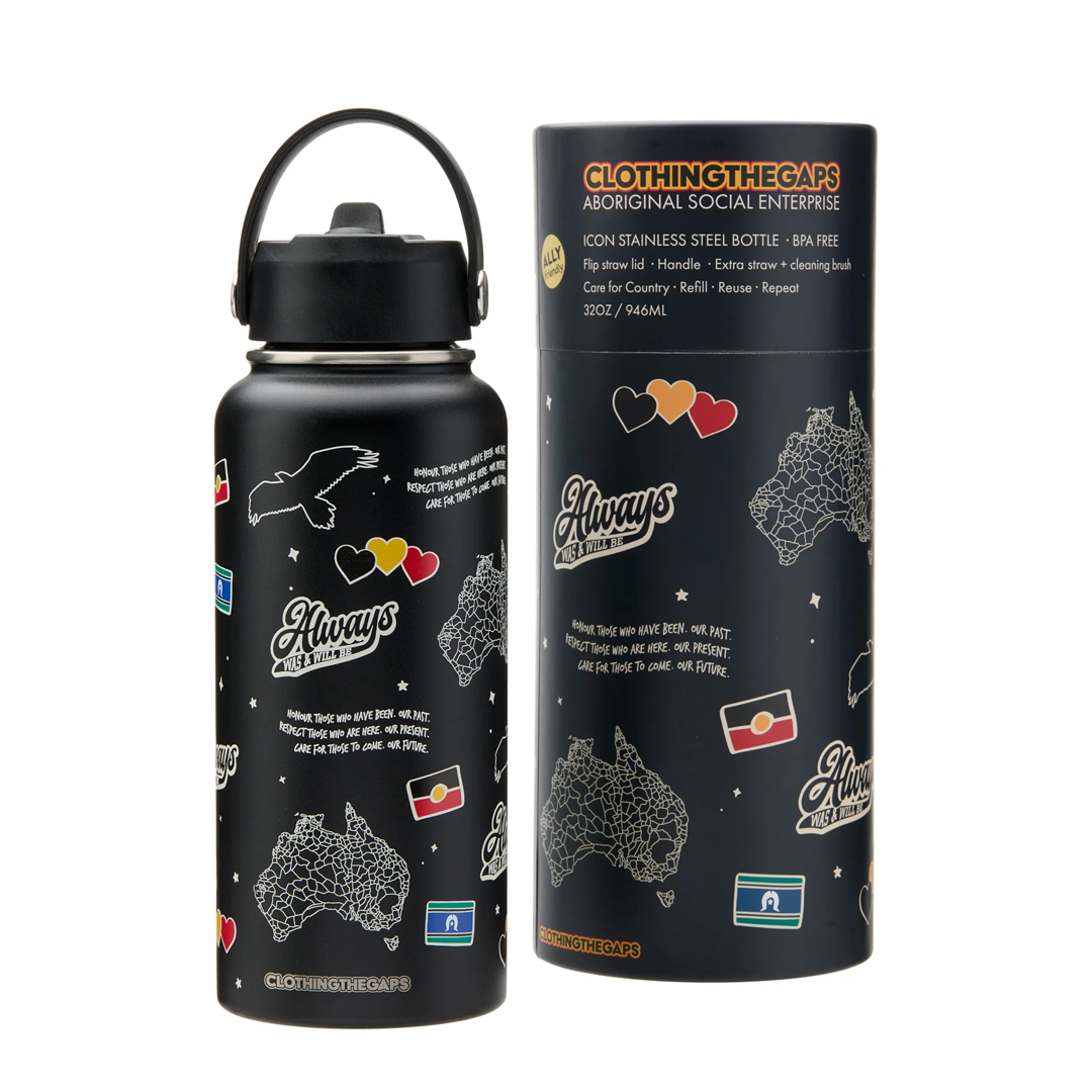 Clothing the Gaps Icon Stainless Steel Bottle 946ml
