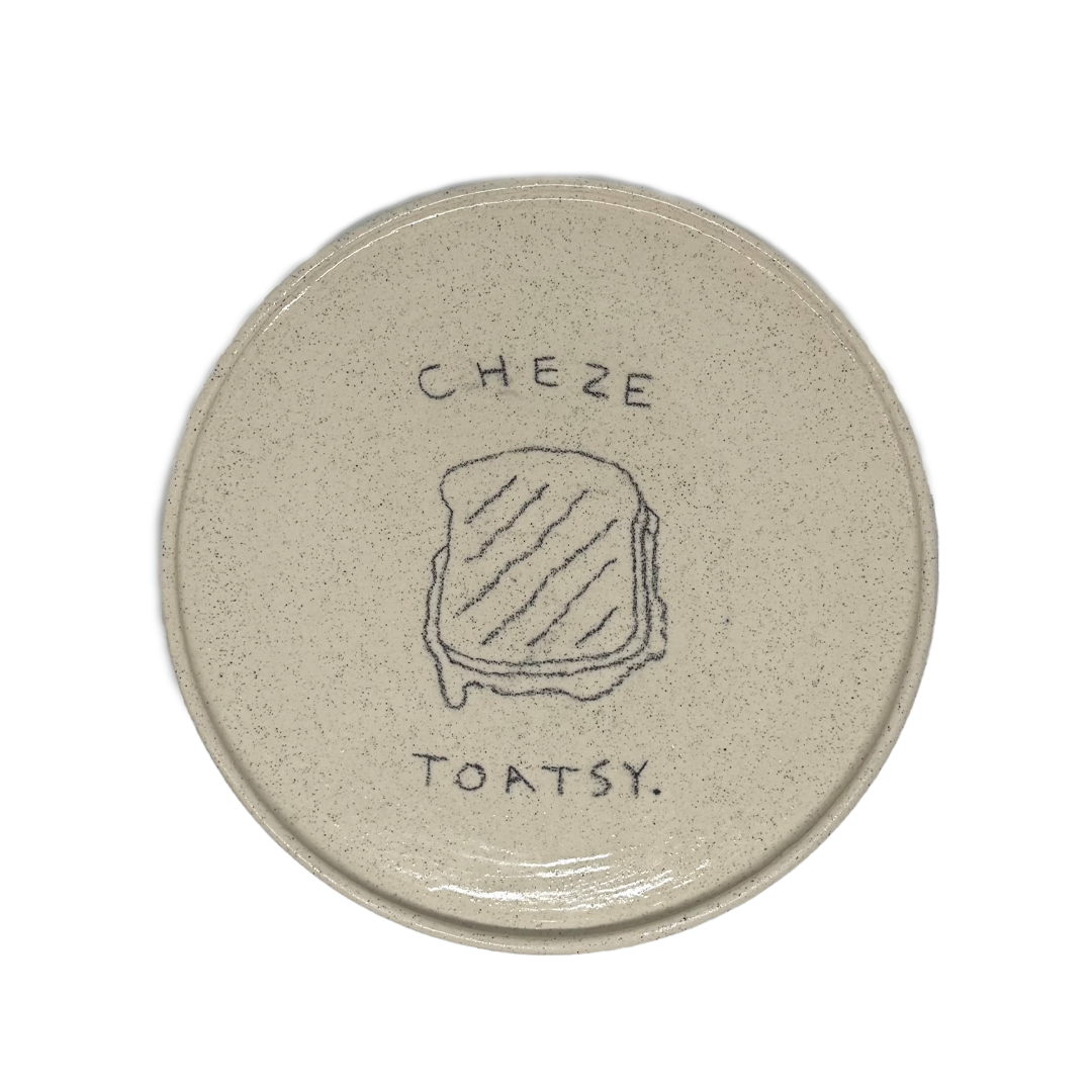 Chloe Wilder Incorrect Cheese Toasty Plate
