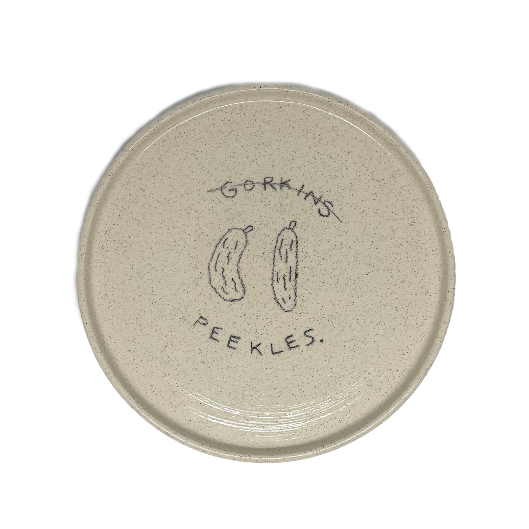 Chloe Wilder Incorrect Pickles Plate