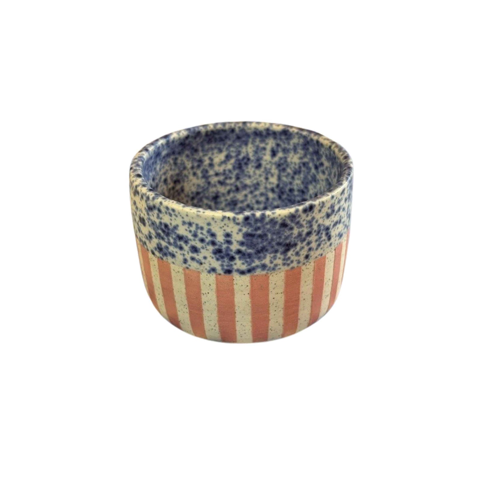 Chloe Wilder Stripes Coffee Cup - Blue/Pink