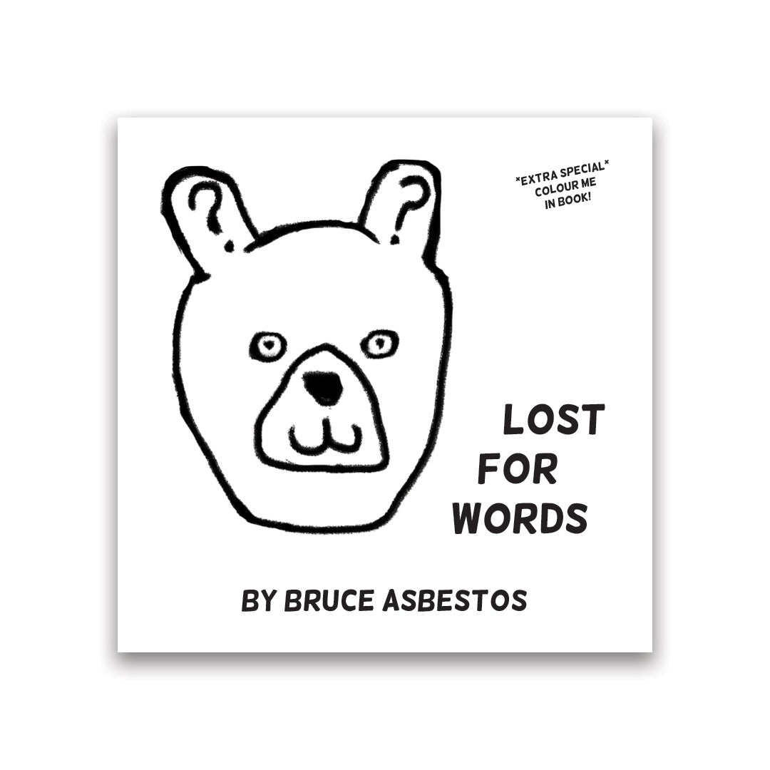 Bruce Asbestos: Lost for Words Colouring-In Book