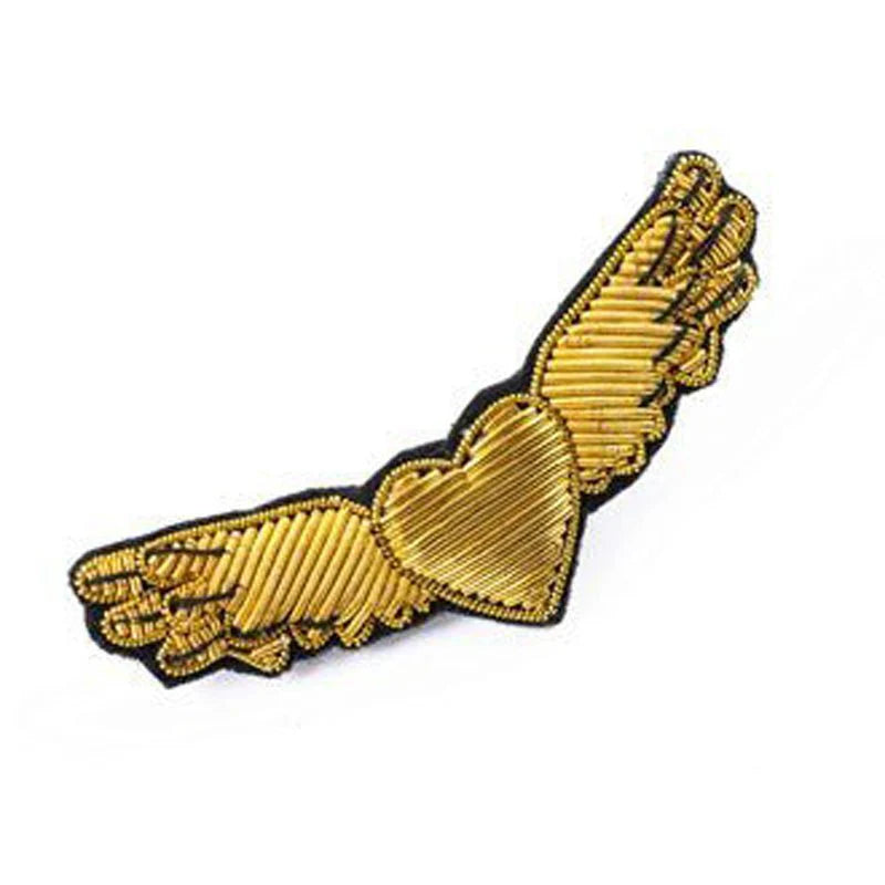 Parisian Cool Wing Brooch - Gold