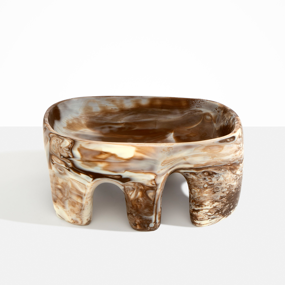 Dinosaur Designs Large Branch Bowl - Cappuccino