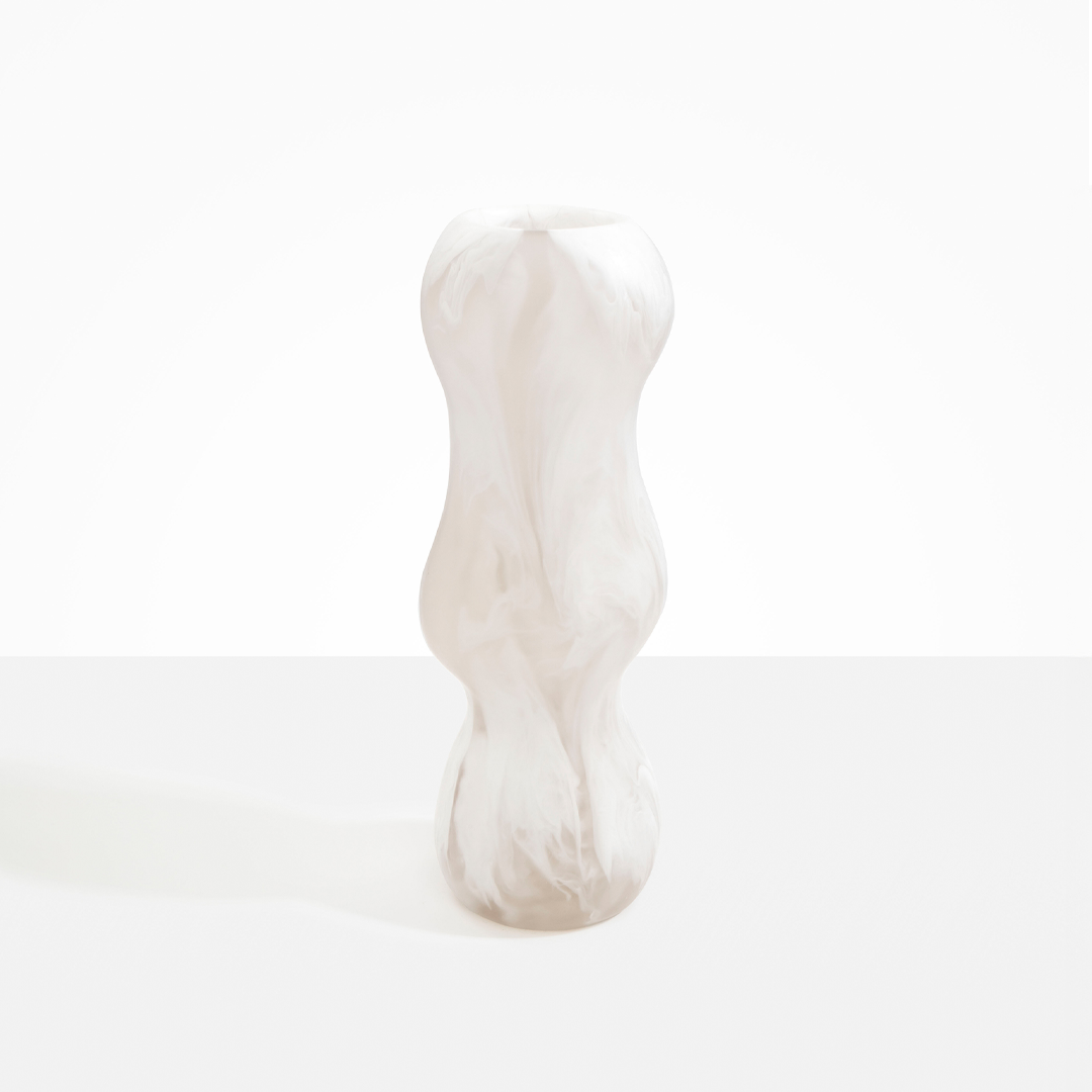 Dinosaur Designs Large Mountain Vase - White