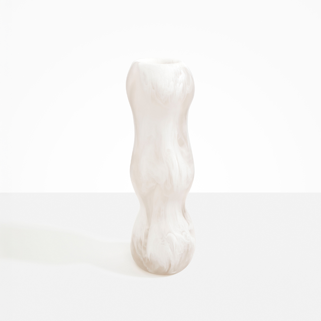 Dinosaur Designs Large Mountain Vase - White