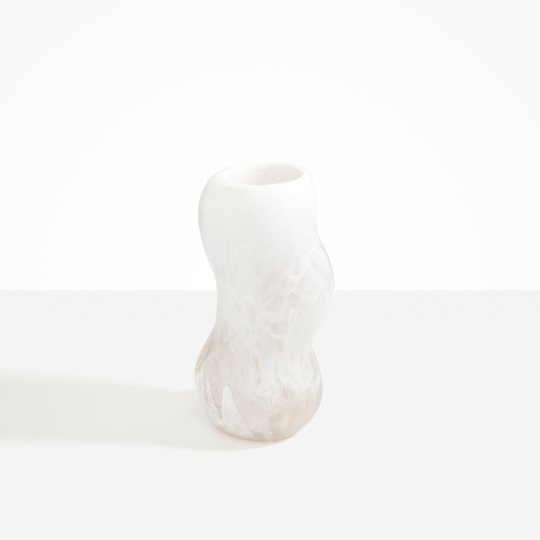 Dinosaur Designs Medium Valley Vase - White