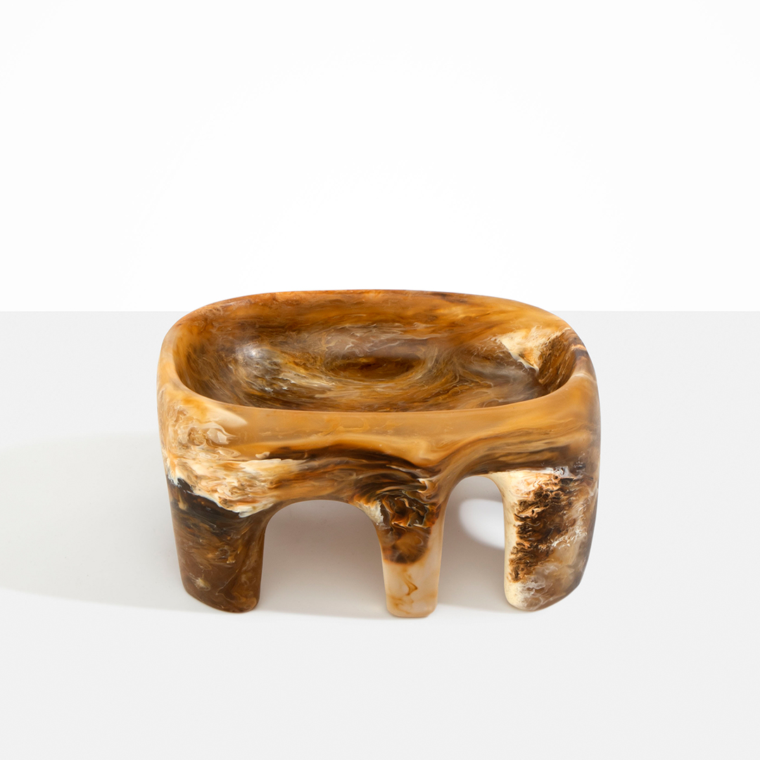 Dinosaur Designs Medium Branch Bowl - Light Horn