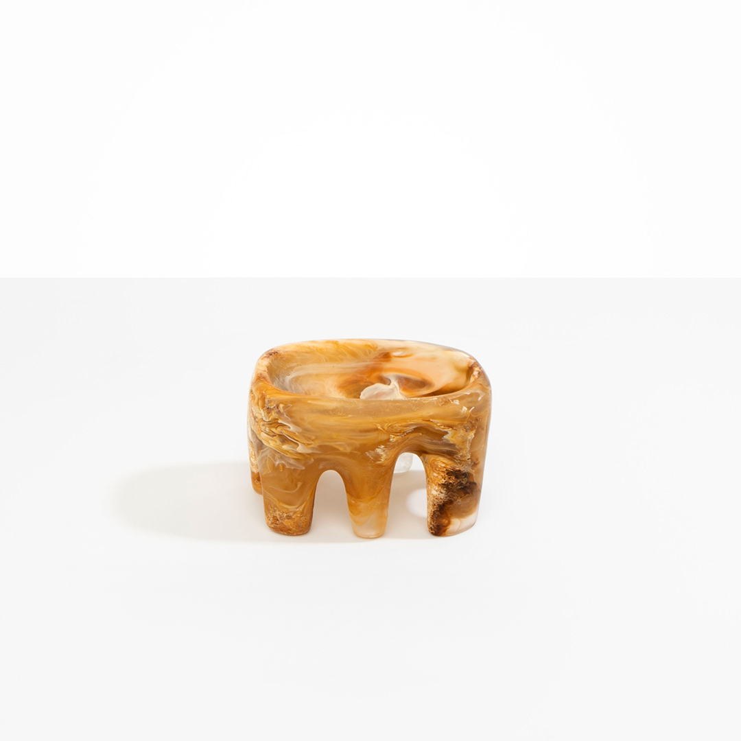 Dinosaur Designs Small Branch Bowl - Light Horn