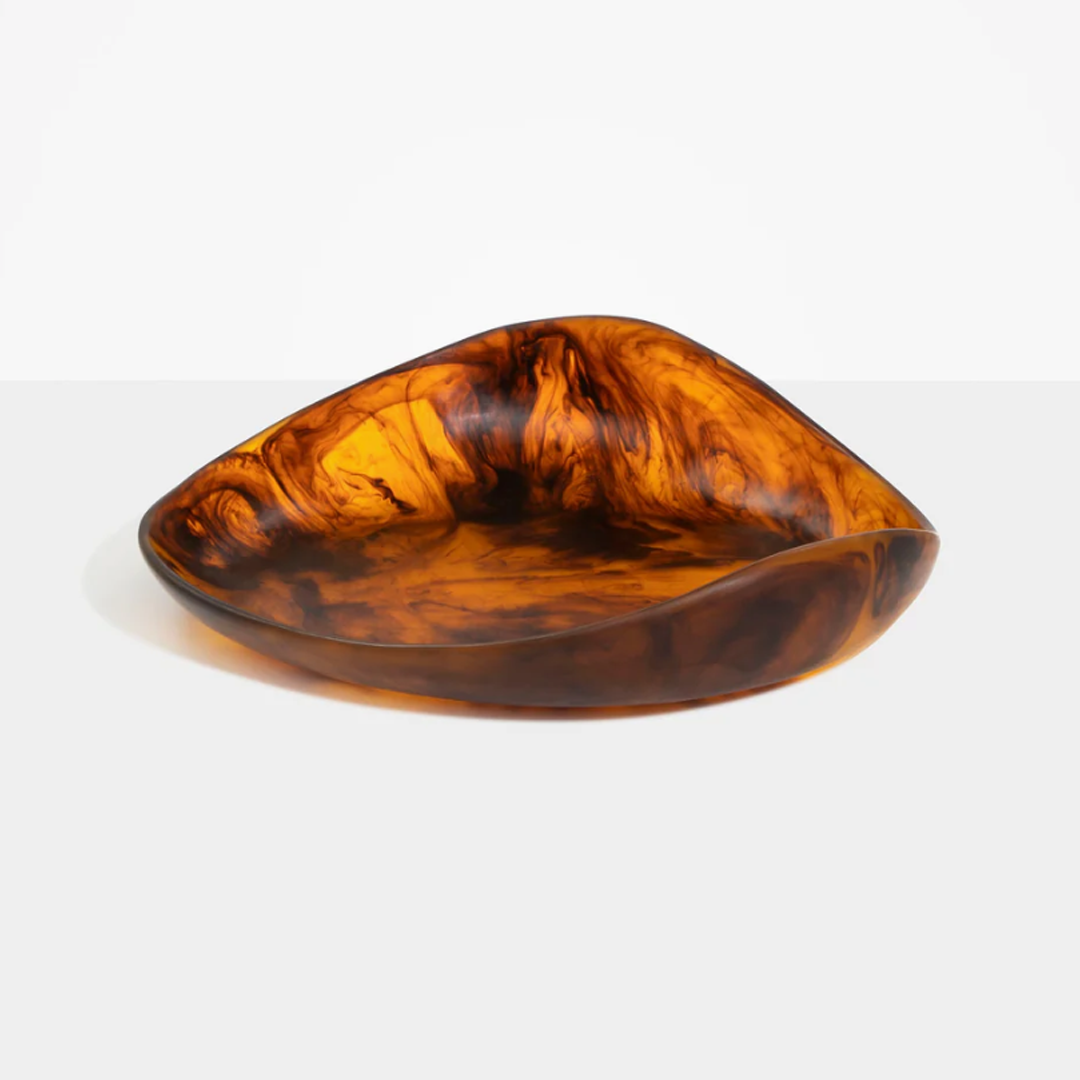 Dinosaur Designs Large Leaf Bowl - Tortoise