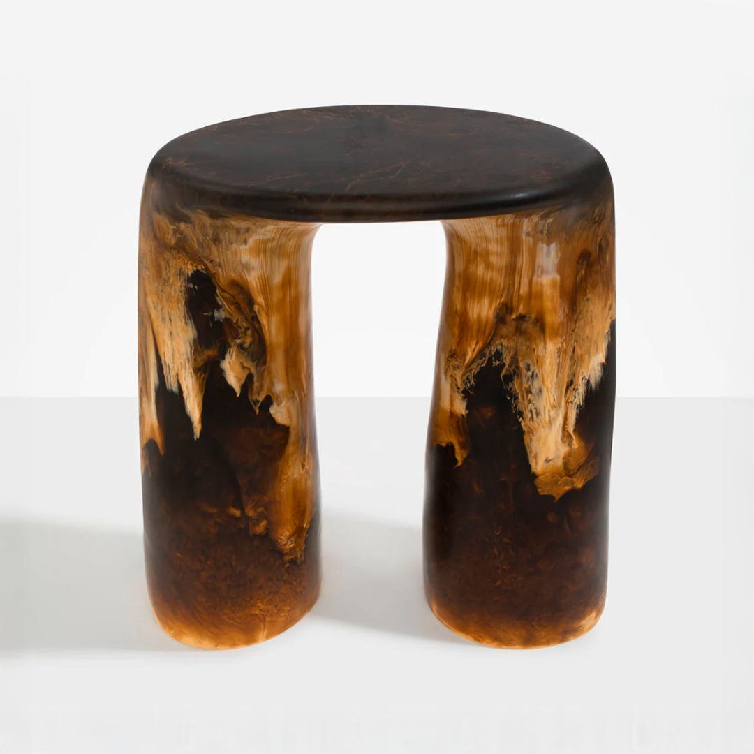Dinosaur Designs Rock Tower Table - Dark Horn