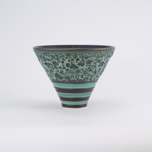 Jackie Masters Bowl - Ebony and Green