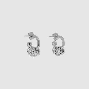 Justine Clenquet Daisy Earrings - Palladium