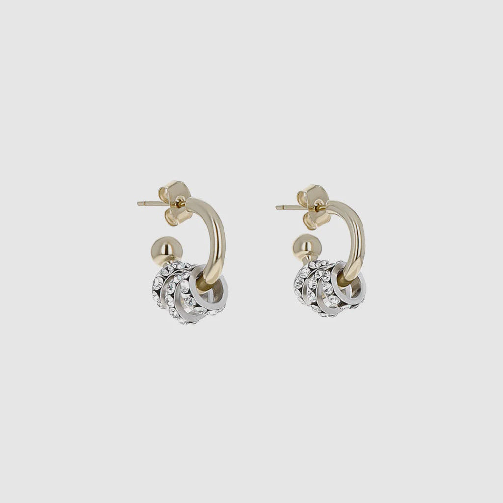 Justine Clenquet Daisy Earrings - Pale Gold
