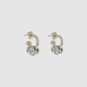 Justine Clenquet Daisy Earrings - Pale Gold