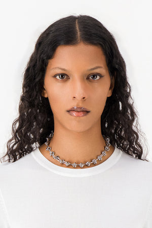 Justine Clenquet Daria Choker - Silver