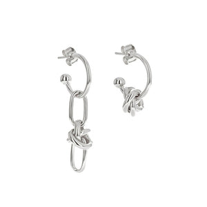 Justine Clenquet Daria Earrings - Silver