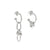 Justine Clenquet Daria Earrings - Silver