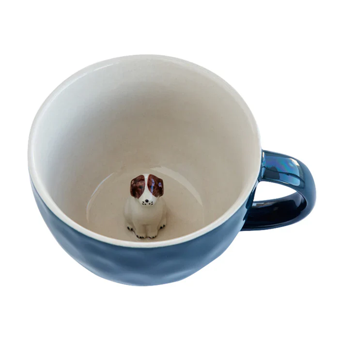 Decole Bisque Figurine Mug - Dog