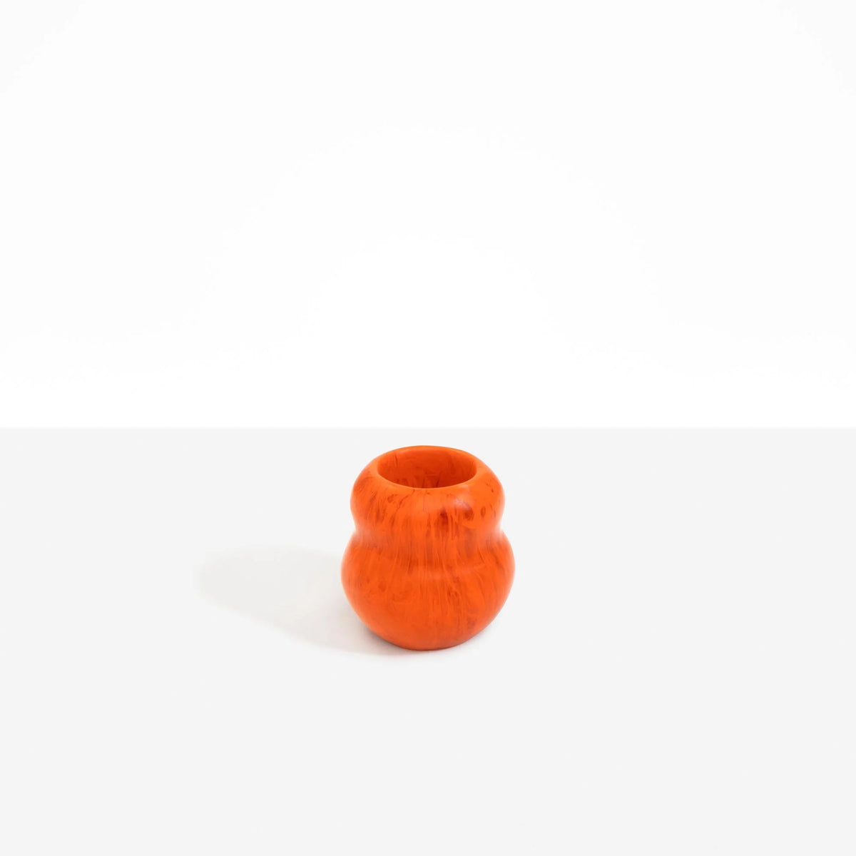 Dinosaur Designs Small Beehive Vase - Tangerine