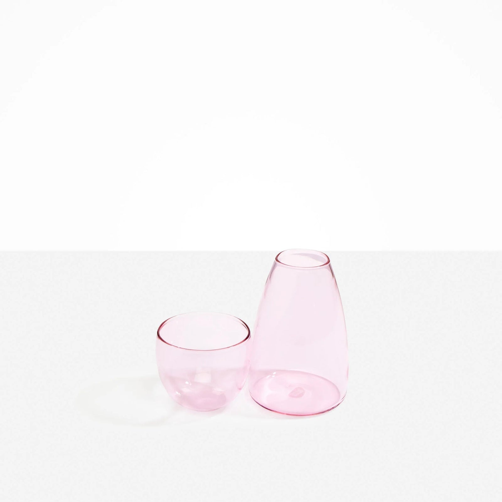 Dinosaur Designs Glass Pebble Carafe - Pink