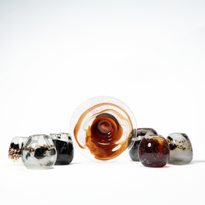 Emma Lashmar '"Quartz Deposit" Free-Blown Glass Bulb Vase (M)