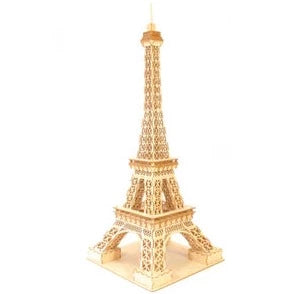 Ki-gu-mi 3D Wooden Puzzle - Eiffel Tower