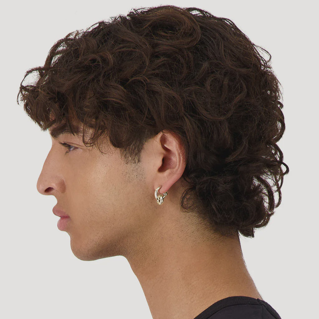 Justine Clenquet Ethan Earrings - Pale Gold