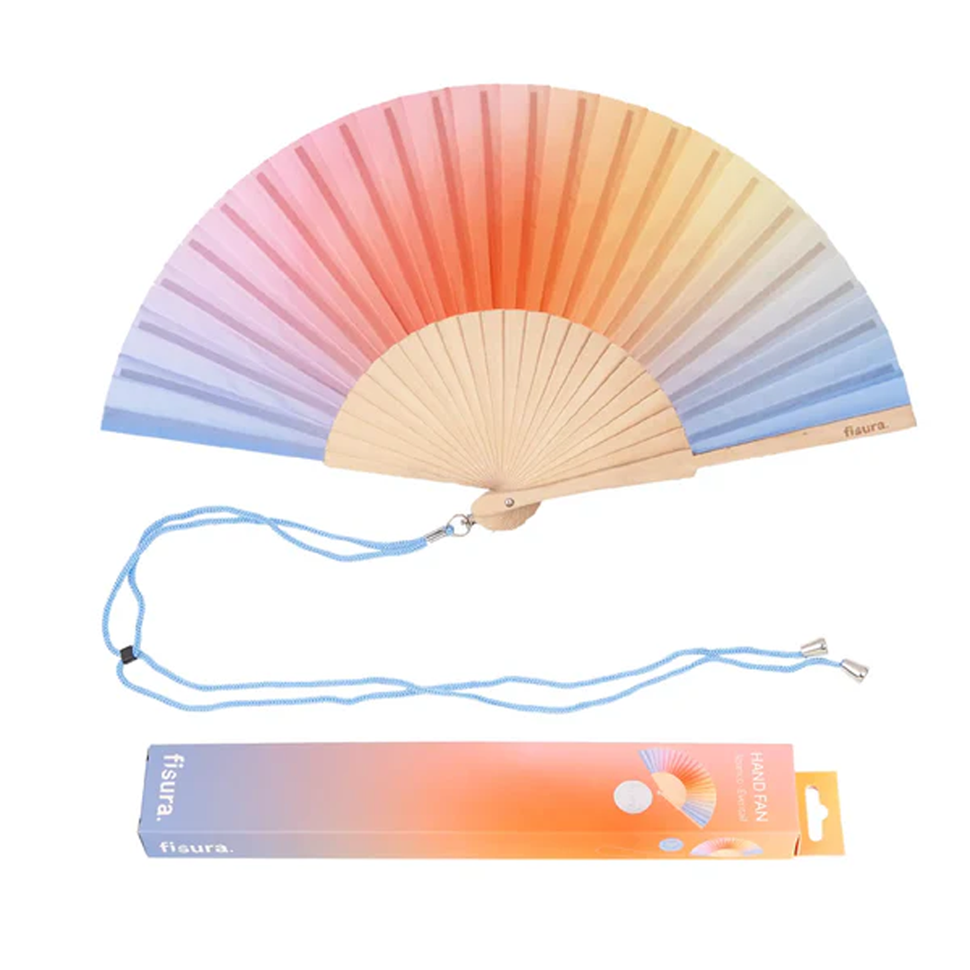 Fisura Hand Fan - Gradient Blue